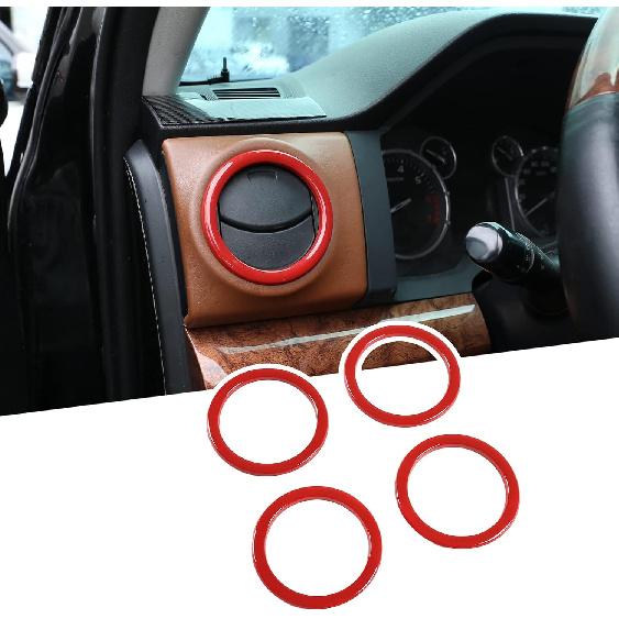 LLKUANG Fit for Toyota Tundra 2014-2021 ABS Instrument Console Side Air Conditioning Air Outlet Ring Trim Car Interior Accessories (Carbon fiber красный
LLKUANG Fit for Toyota Tundra 2014-2021 ABS Instrument Console Side Air Conditioning Air Outlet Ring Trim Car Interior Accessories (Carbon fiber красный