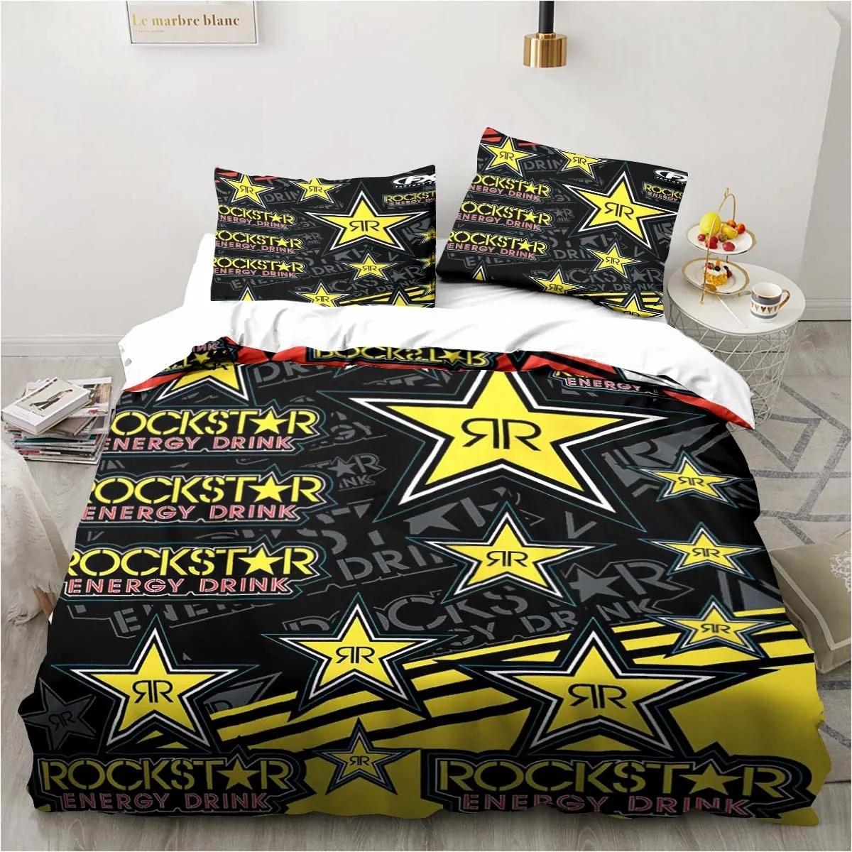 Comforter D-Drinks Rockstar Energy Sheets S Bedding Dormitory Sheets Three-Piece Bedding Set Three-Piece Soft Warm Bedding Set Comforter (quilt)-EU Single(135*200cm)3pcs
Comforter D-Drinks Rockstar Energy Sheets S Bedding Dormitory Sheets Three-Piece Bedding Set Three-Piece Soft Warm Bedding Set Comforter (quilt)-EU Single(135*200cm)3pcs