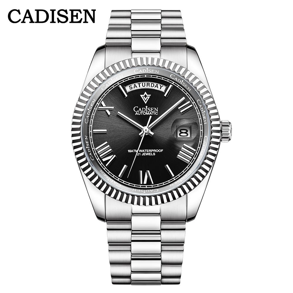 CADISEN C8185 новые роскошные мужские часы с коробкой 5ATM, водонепроницаемые автоматические мужские механические часы
CADISEN C8185 новые роскошные мужские часы с коробкой 5ATM, водонепроницаемые автоматические мужские механические часы