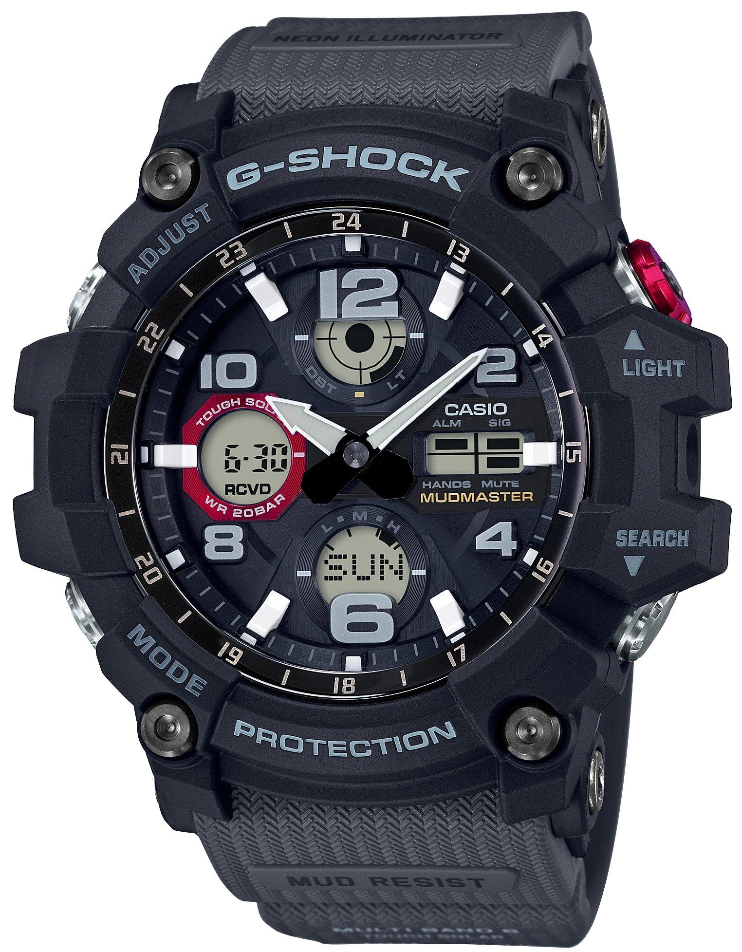 Casio MUDMASTER Solar Watch Gray G-Shock Radio-Controlled GWG-100-1A8JF Men s сірий колір
Casio MUDMASTER Solar Watch Gray G-Shock Radio-Controlled GWG-100-1A8JF Men s сірий колір