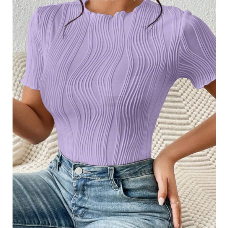 Женское текстурированное боди, облегающие топы, футболки с круглым вырезом, блузка с коротким рукавом, летние базовые футболки, сексуальный милый рабочий наряд 2025 2XL фиолетовый
Женское текстурированное боди, облегающие топы, футболки с круглым вырезом, блузка с коротким рукавом, летние базовые футболки, сексуальный милый рабочий наряд 2025 2XL фиолетовый