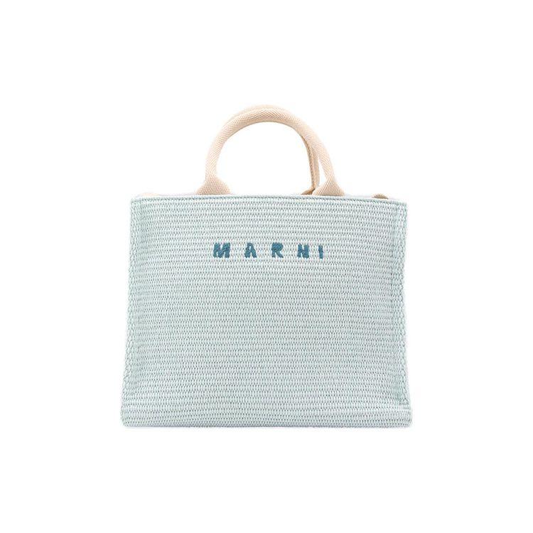 Marni Woven Design Logo Embroidery Cotton Nylon Tote Bag Women tote bags Light-Blue SHMP0077U0P386000V18 Basic Set (Bag+Dust Bag)
Marni Woven Design Logo Embroidery Cotton Nylon Tote Bag Women tote bags Light-Blue SHMP0077U0P386000V18 Basic Set (Bag+Dust Bag)