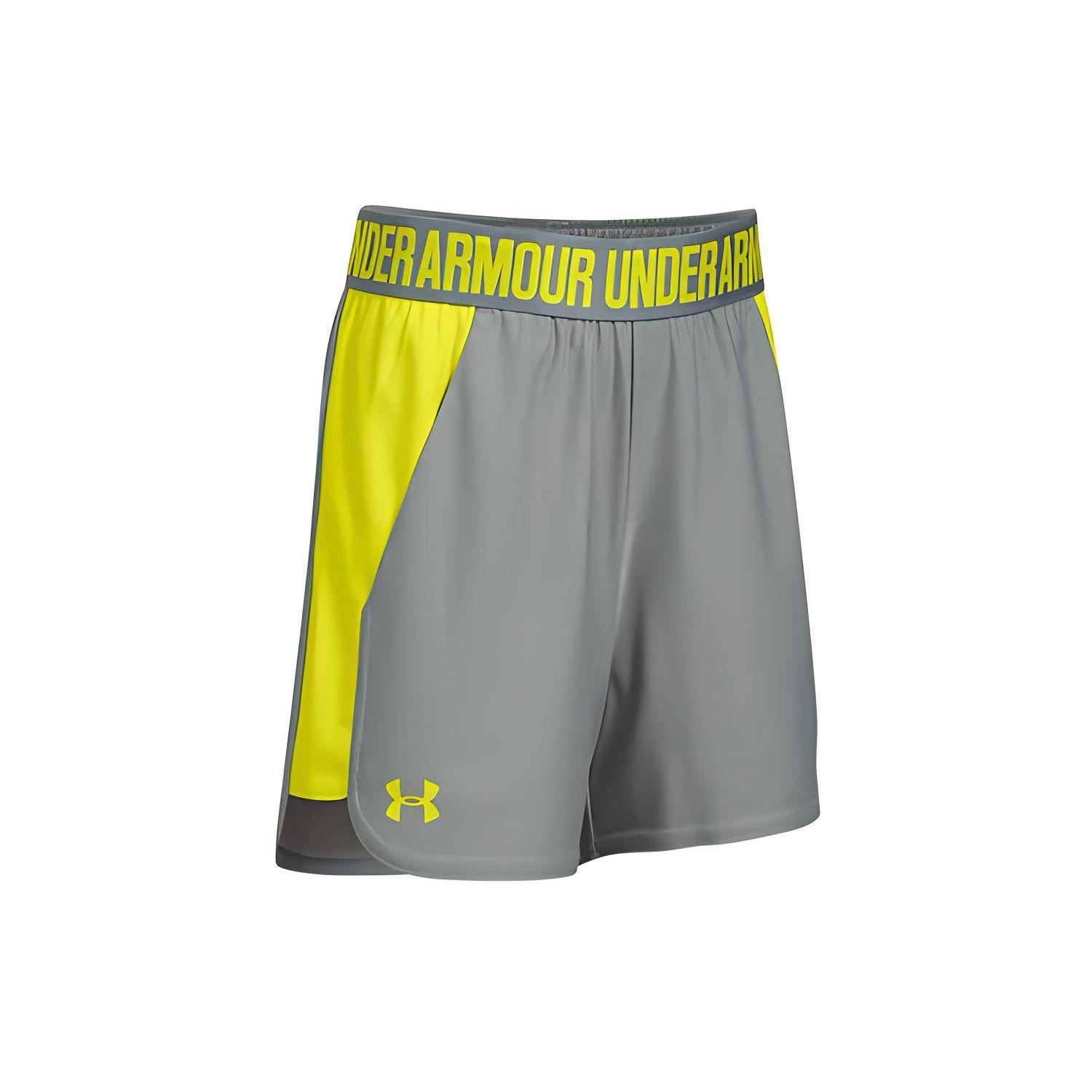 Under Armour Эластичные прямые шорты с буквенным принтом, женские шорты светло-серого цвета 1292231-026 S
Under Armour Эластичные прямые шорты с буквенным принтом, женские шорты светло-серого цвета 1292231-026 S