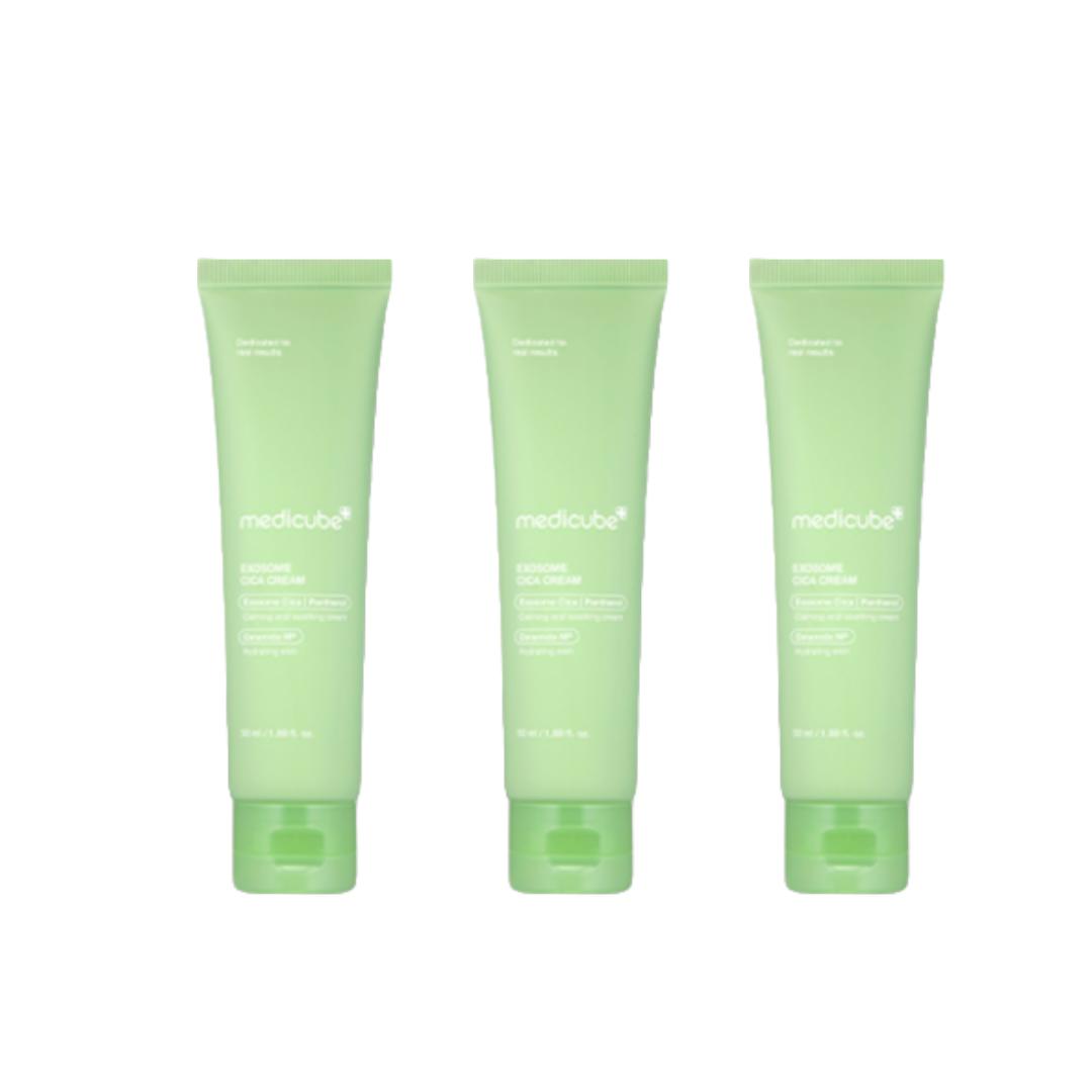 Medicube Exosome Cica Uneven Skin Soothing Set (Exosome Cica Calming 150 ml (100 pads), Ampoule 30 ml) (7 Options) #cream 50ml x 3pcs
Medicube Exosome Cica Uneven Skin Soothing Set (Exosome Cica Calming 150 ml (100 pads), Ampoule 30 ml) (7 Options) #cream 50ml x 3pcs