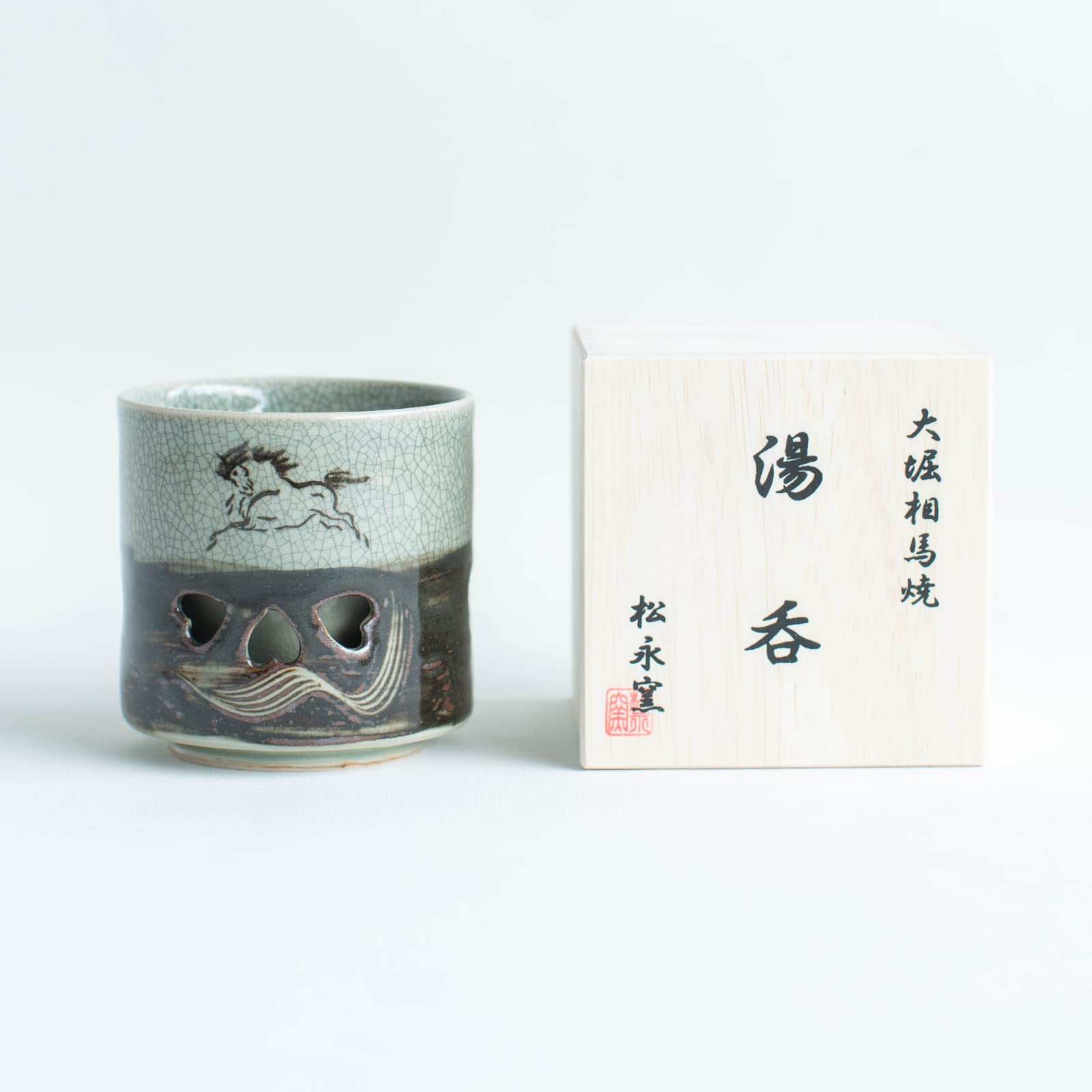 Ohori Soma Ware Matsunaga Kiln Wooden Box Double Tea Cup Gift Candy Birthday Gift Tea Cup Stylish Double Thermal Double Cup (3,0 дюйма) (3.0 зелёный
Ohori Soma Ware Matsunaga Kiln Wooden Box Double Tea Cup Gift Candy Birthday Gift Tea Cup Stylish Double Thermal Double Cup (3,0 дюйма) (3.0 зелёный