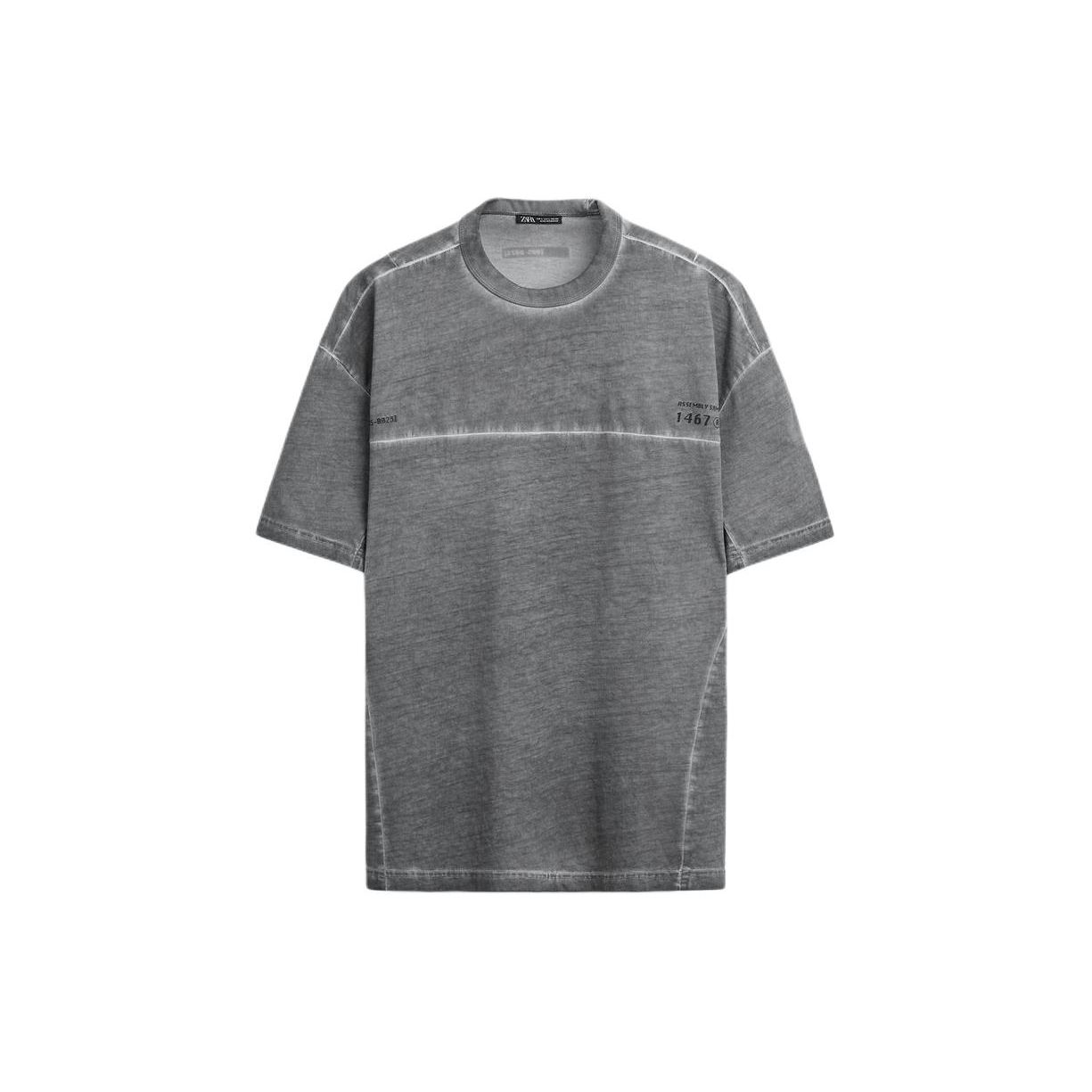 Zara Comfortable Letter And Number Print Round Neck Loose Short Sleeve T-Shirt Men Tops Gray 00362490922-36 XL
Zara Comfortable Letter And Number Print Round Neck Loose Short Sleeve T-Shirt Men Tops Gray 00362490922-36 XL