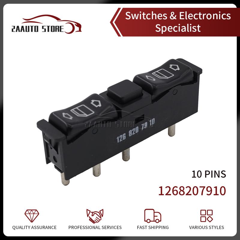 Car Power Window Control Switch Button 1268207910 For 1984-1993 Mercedes-Benz W123 W201 W126 190D Turbo 190E Car Accessories 1268207910
Car Power Window Control Switch Button 1268207910 For 1984-1993 Mercedes-Benz W123 W201 W126 190D Turbo 190E Car Accessories 1268207910
