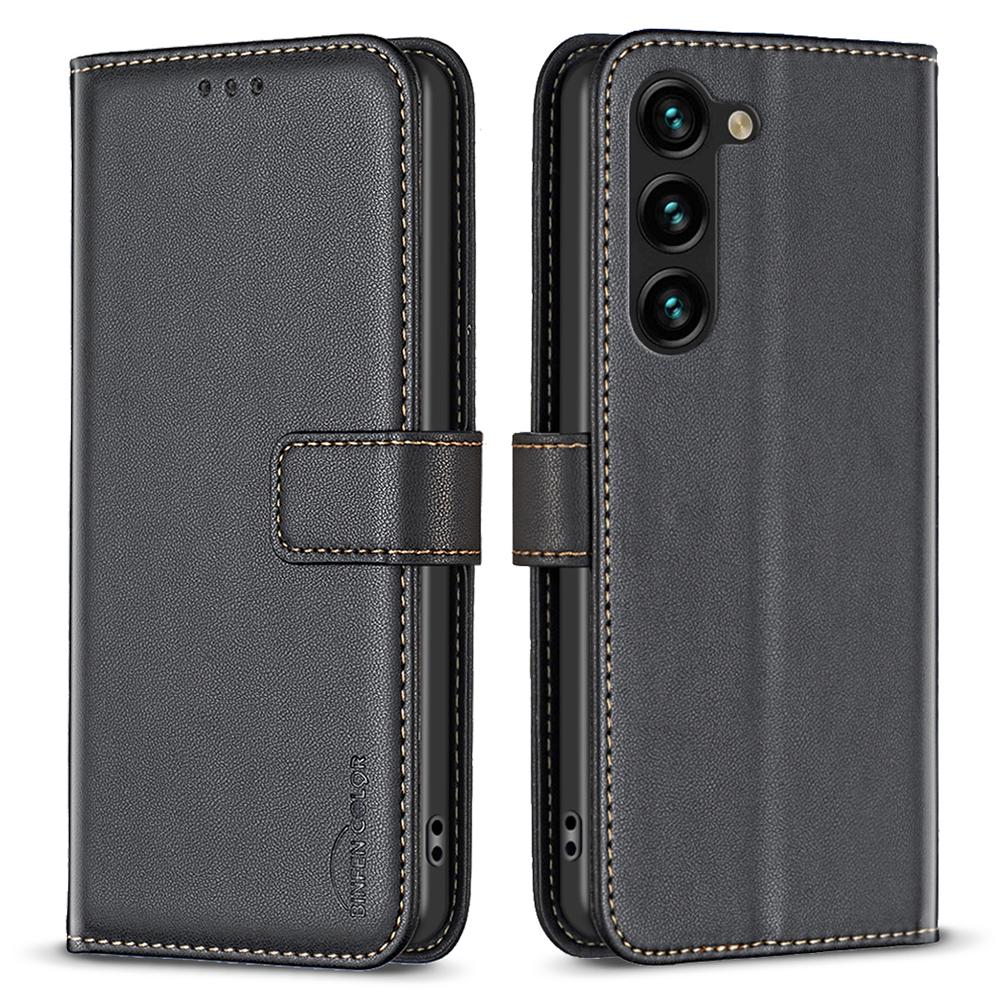 BINFEN COLOR BF17 For Samsung Galaxy S23+ Wallet Stand Phone Cover PU Leather Smartphone Case Black
BINFEN COLOR BF17 For Samsung Galaxy S23+ Wallet Stand Phone Cover PU Leather Smartphone Case Black
