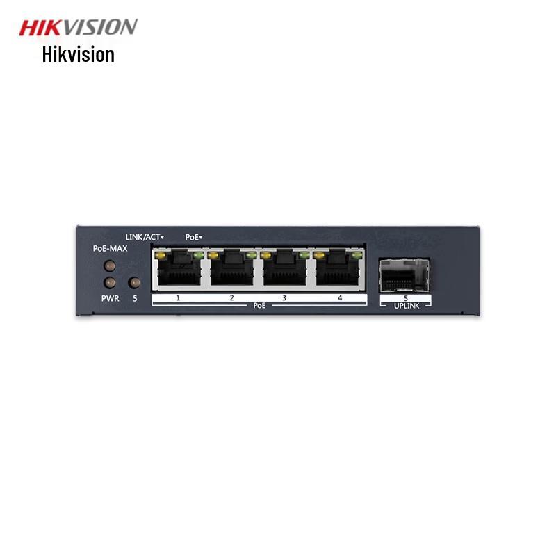 HIKVISION DS-3E0505PF-E 5-Port Gigabit PoE Switch CN plug (adapter included)
HIKVISION DS-3E0505PF-E 5-Port Gigabit PoE Switch CN plug (adapter included)