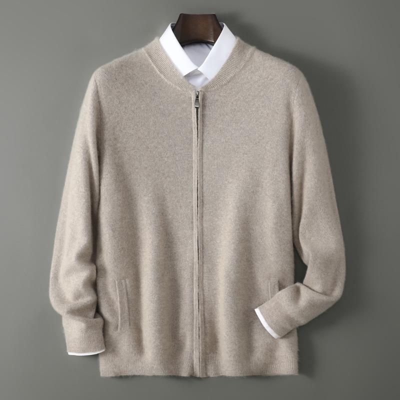 Men s 100% Cashmere Knit Cardigan - Popular High-End Round Neck Sweater for Autumn/Winter XXL
Men s 100% Cashmere Knit Cardigan - Popular High-End Round Neck Sweater for Autumn/Winter XXL