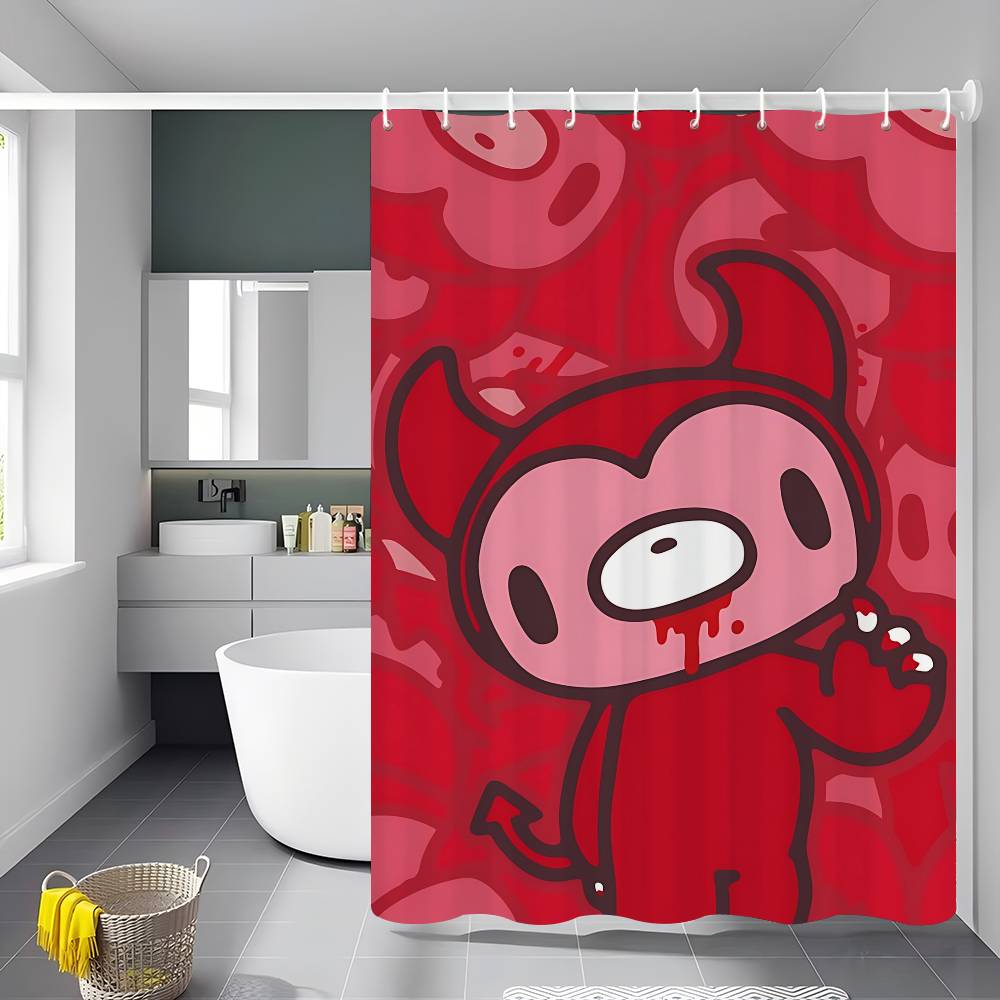 Cartoon G-Gloomy Bear Simple Shower Curtain Bathroom Shower Curtain Easy To Clean And Scrub Polyester Waterproof Light Opaque W60H190(CM)-1 Pcs
Cartoon G-Gloomy Bear Simple Shower Curtain Bathroom Shower Curtain Easy To Clean And Scrub Polyester Waterproof Light Opaque W60H190(CM)-1 Pcs