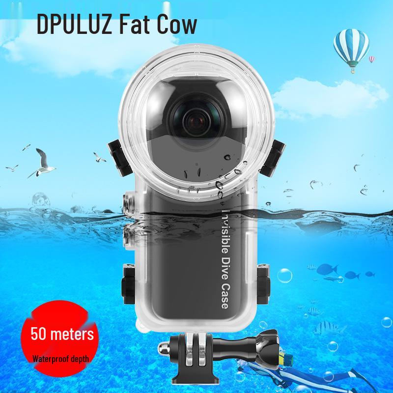 Invisible Waterproof Diving Case for Insta360 X3 Action Camera - 50m Seal прозорий
Invisible Waterproof Diving Case for Insta360 X3 Action Camera - 50m Seal прозорий