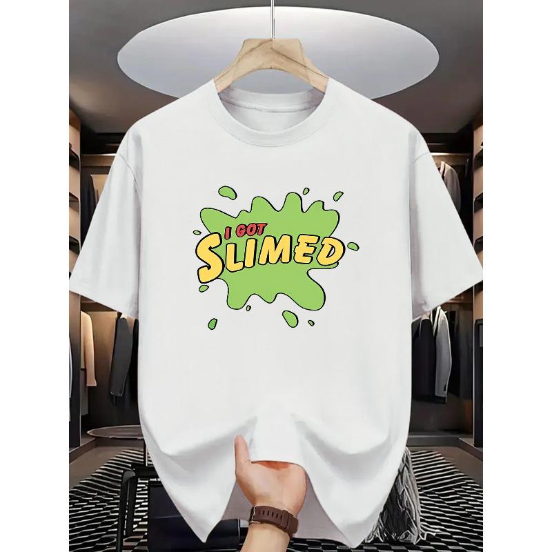 Funny I ve Been Slimed! Print T-Shirt for - Casual Round Neck Tee Suitable for Outfits & Summer Wear , Machine Washable Comfortable Top 4XL білий
Funny I ve Been Slimed! Print T-Shirt for - Casual Round Neck Tee Suitable for Outfits & Summer Wear , Machine Washable Comfortable Top 4XL білий