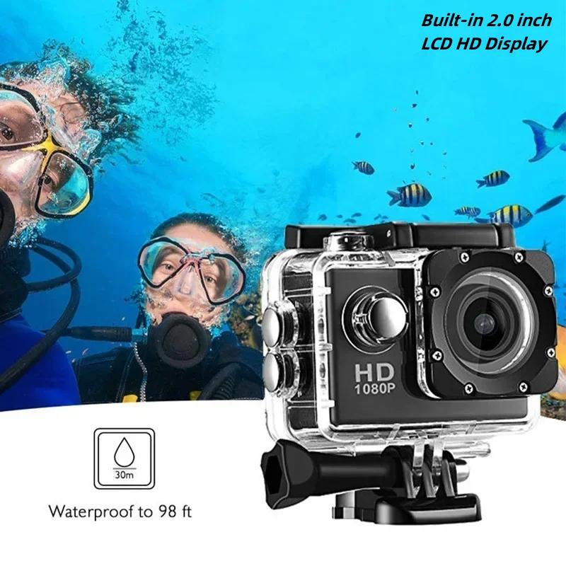 Екшн-камера 1080P/30FPS WiFi 2.0 170D 4K Підводний водонепроникний шолом Запис відео Спортивні камери Відкритий спорт Міні-камера синій
Екшн-камера 1080P/30FPS WiFi 2.0 170D 4K Підводний водонепроникний шолом Запис відео Спортивні камери Відкритий спорт Міні-камера синій