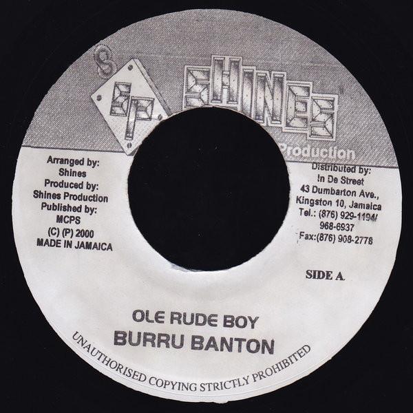 7-дюймовая пластинка BURRO BANTON / POWERMAN - Ole Rude Boy / Posses With The Best NONE Shines Producti 2000 Ямайка Регги, Ска и Даб Б/У
7-дюймовая пластинка BURRO BANTON / POWERMAN - Ole Rude Boy / Posses With The Best NONE Shines Producti 2000 Ямайка Регги, Ска и Даб Б/У