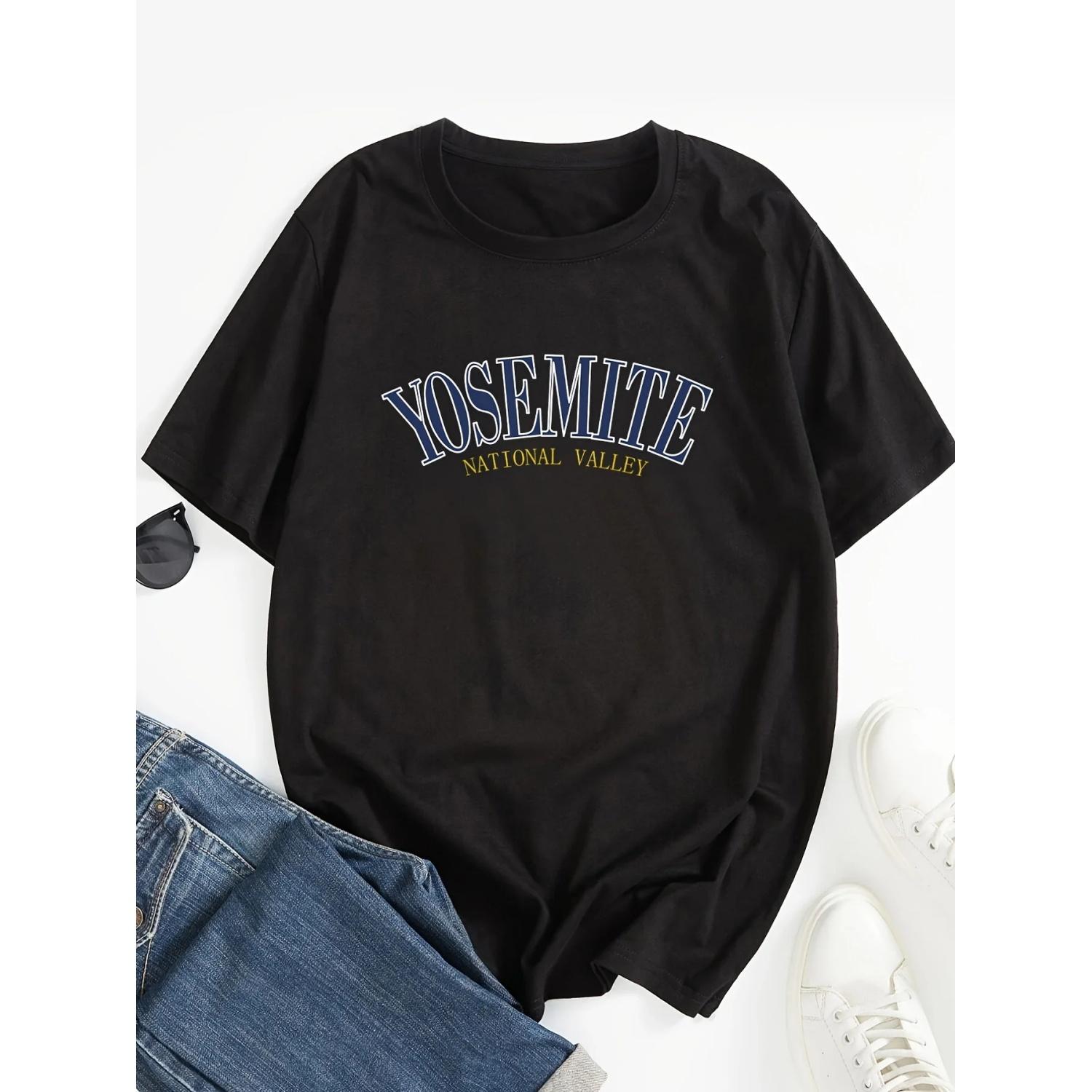 Women s Casual Crew Neck Short Sleeve T-shirt with Yosemite National Valley Print XXXXXL
Women s Casual Crew Neck Short Sleeve T-shirt with Yosemite National Valley Print XXXXXL