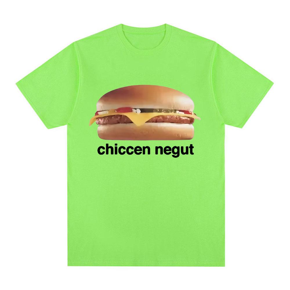 Chiccen Negut Funny Meme Graphic T Shirt Fashion Loose Short Sleeve T Shirts Men Women Clothing Casual Cotton Oversized T-shirts 4XL
Chiccen Negut Funny Meme Graphic T Shirt Fashion Loose Short Sleeve T Shirts Men Women Clothing Casual Cotton Oversized T-shirts 4XL