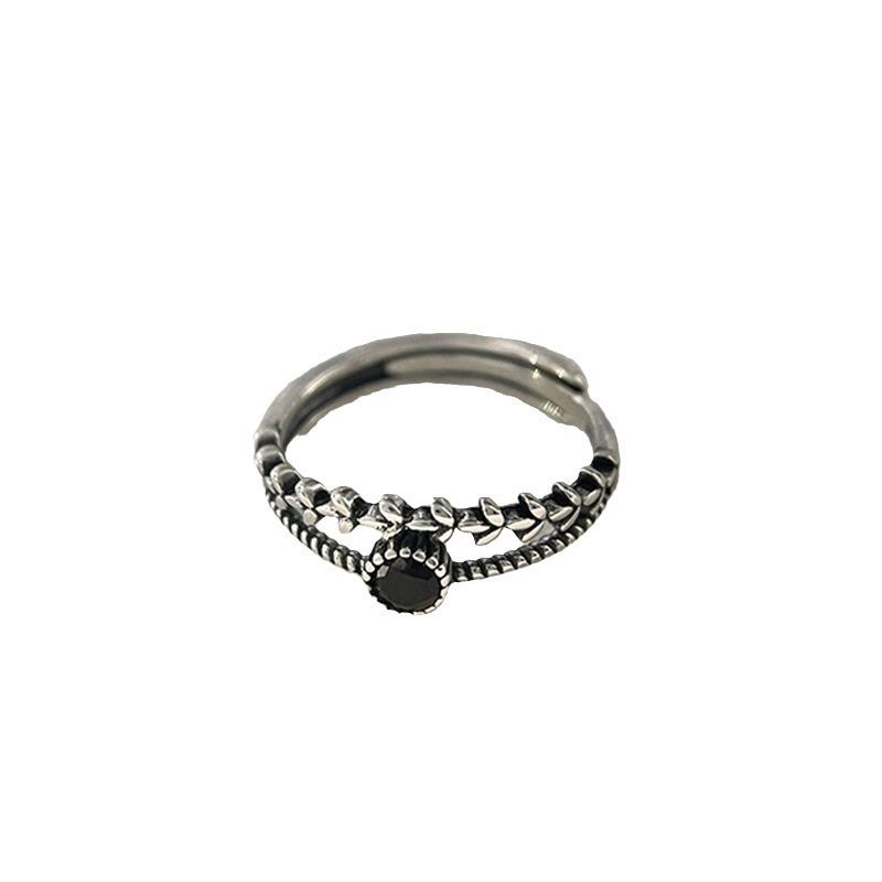 ANENJERY винтажные двухслойные кольца из пшеничного початка для женщин, простой дизайн, черные кольца с цирконом, ювелирные изделия
ANENJERY винтажные двухслойные кольца из пшеничного початка для женщин, простой дизайн, черные кольца с цирконом, ювелирные изделия