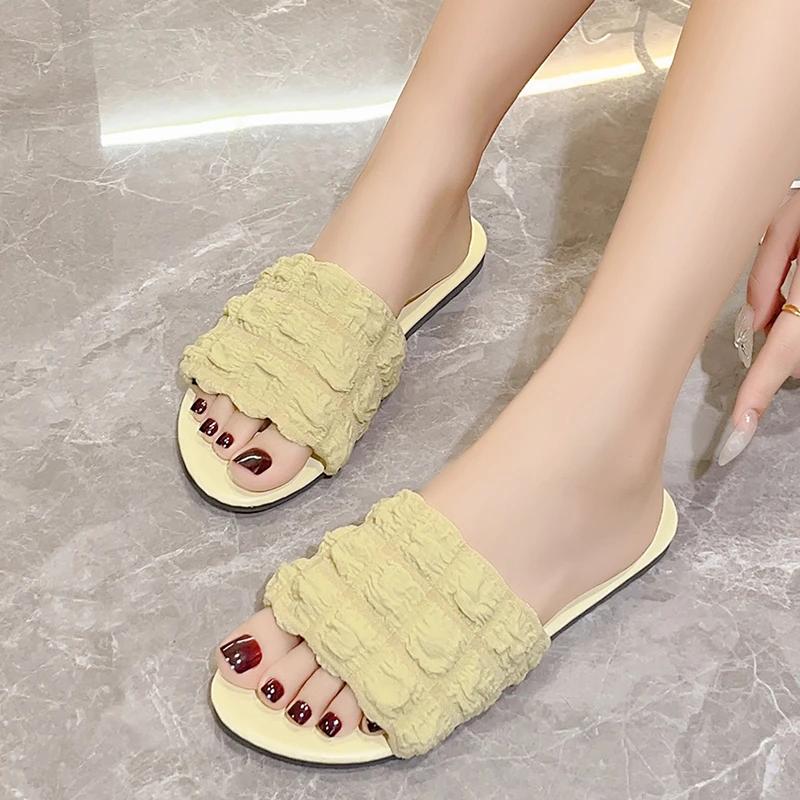 Fashion Ladies Shoes 2025 Hot Sale Basic Open Toe Women s Slippers Summer Daily New Plus Size Concise Light Comfortable Flat Slippers 43
Fashion Ladies Shoes 2025 Hot Sale Basic Open Toe Women s Slippers Summer Daily New Plus Size Concise Light Comfortable Flat Slippers 43