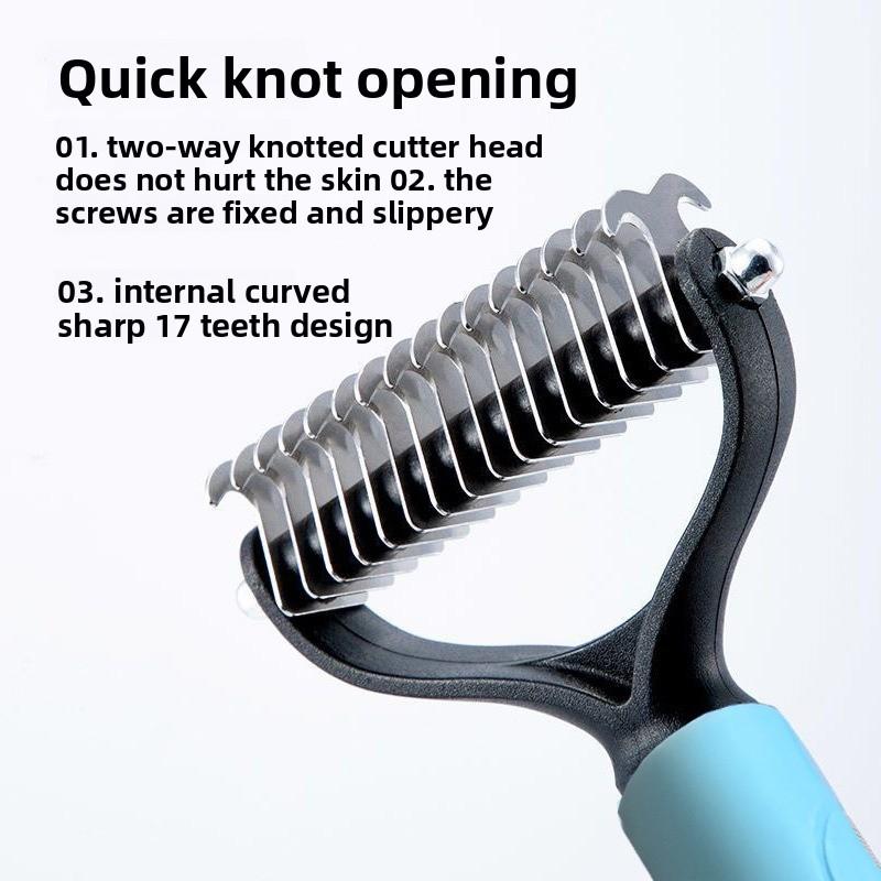 Quickly Remove Floating Hair Pet Open Knot Clean Shedding Knot Comb Small 11 teeth синий
Quickly Remove Floating Hair Pet Open Knot Clean Shedding Knot Comb Small 11 teeth синий