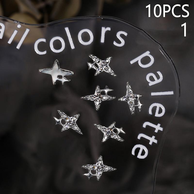 10Pcs 3D Alloy Asterism Nail Charms Decorations Star Accessories Glitter Nail Parts Nail Art Materials Supplies
10Pcs 3D Alloy Asterism Nail Charms Decorations Star Accessories Glitter Nail Parts Nail Art Materials Supplies