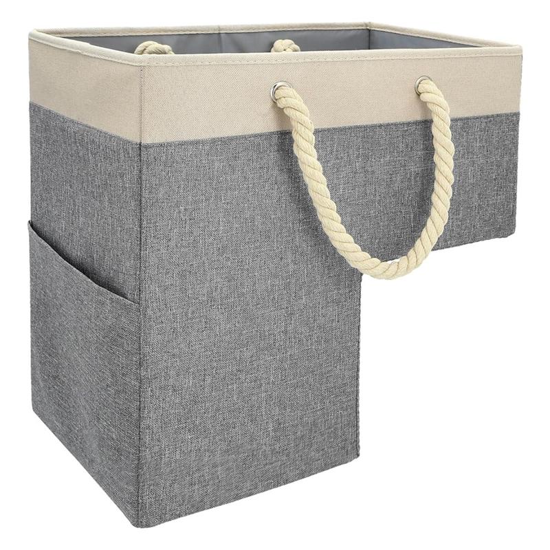 BAAU Stair Basket For Stairs,Foldable Staircase Basket With Thick Cotton Rope Handles, Stair Baskets For Carpeted серый
BAAU Stair Basket For Stairs,Foldable Staircase Basket With Thick Cotton Rope Handles, Stair Baskets For Carpeted серый