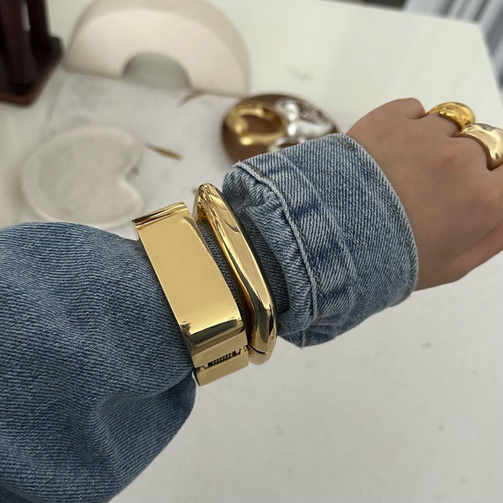 Punk Style Geometric Cuff Bangles Simple Square Hand Chain Gold Metal Bracelets Women Style 3
Punk Style Geometric Cuff Bangles Simple Square Hand Chain Gold Metal Bracelets Women Style 3