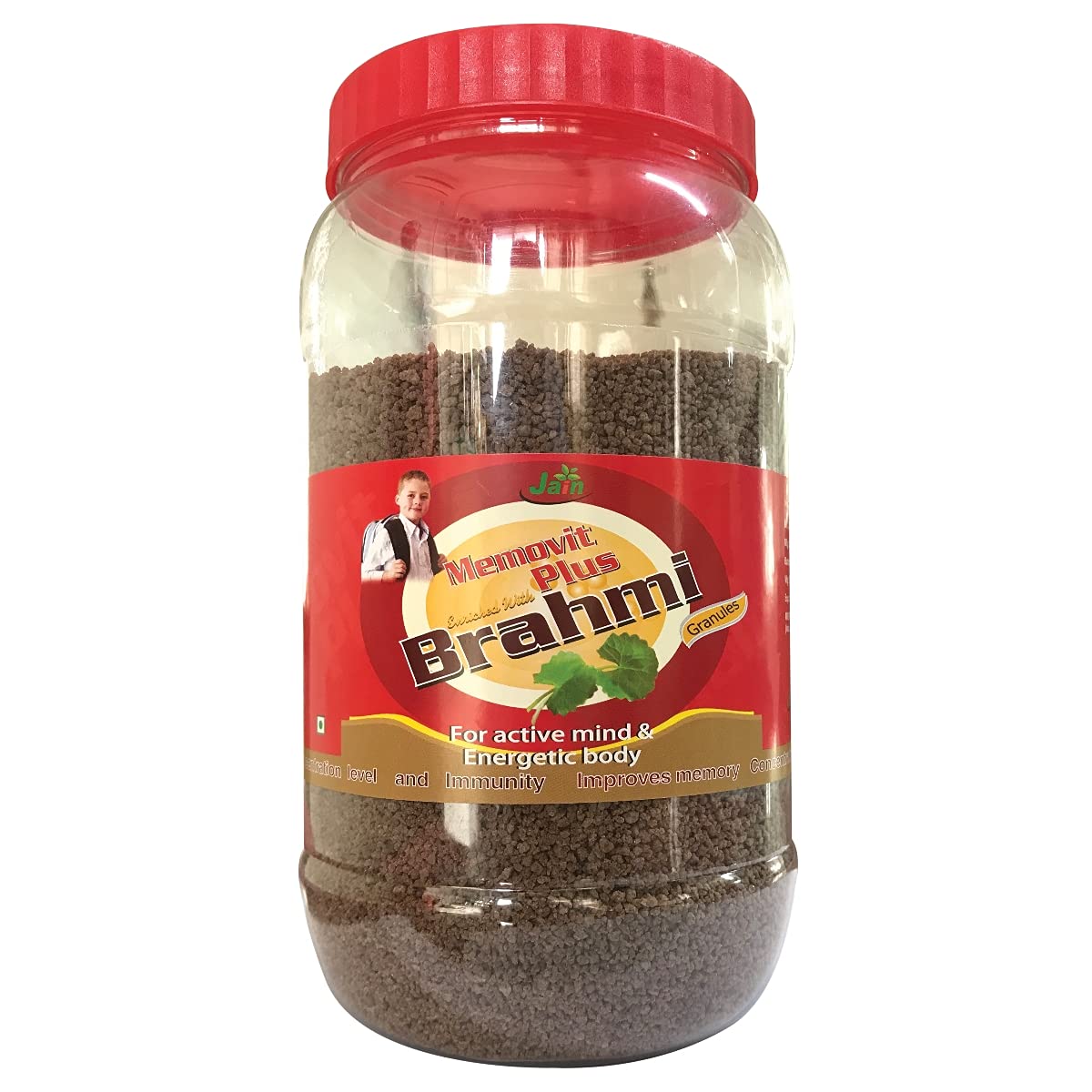 Jain Memovit Plus Brahmi Granules 1 Kg Chocolate Flavor Herbal Wellness Mix Daily Nutrition Support for Kids and Adults
Jain Memovit Plus Brahmi Granules 1 Kg Chocolate Flavor Herbal Wellness Mix Daily Nutrition Support for Kids and Adults