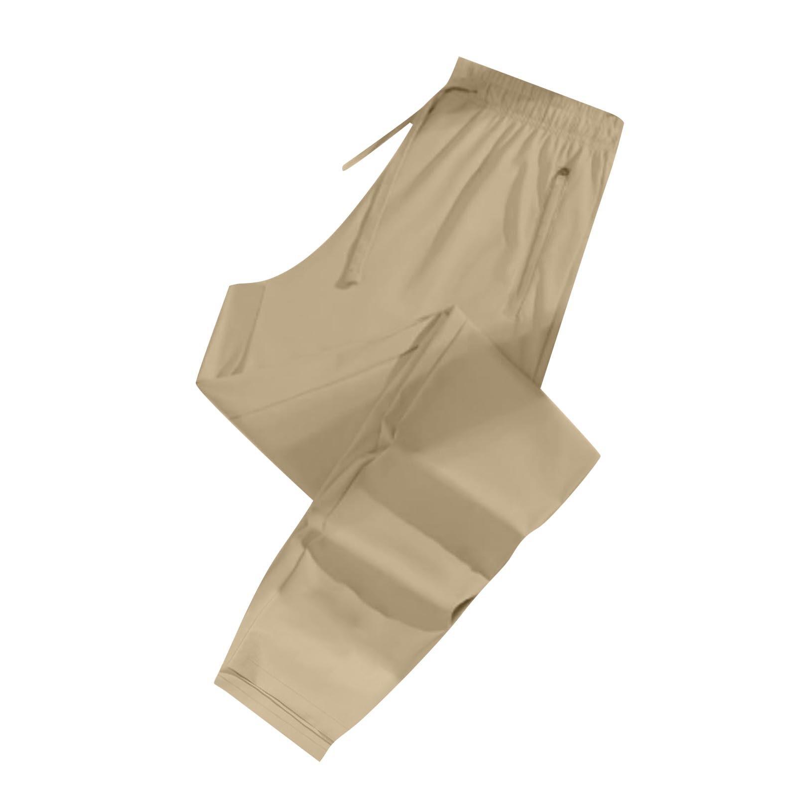 Мужские повседневные спортивные свободные прямые быстросохнущие брюки L хаки
Мужские повседневные спортивные свободные прямые быстросохнущие брюки L хаки