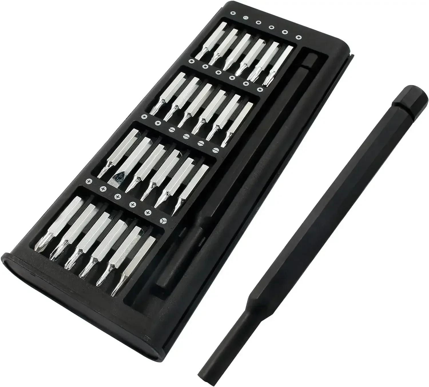 Magnetic Precision Screwdriver Set 25 In 1 With 24 Piece Mini Pocket Screwdriver Sets Small Repair Set For Hex Screwdriver Bit
Magnetic Precision Screwdriver Set 25 In 1 With 24 Piece Mini Pocket Screwdriver Sets Small Repair Set For Hex Screwdriver Bit