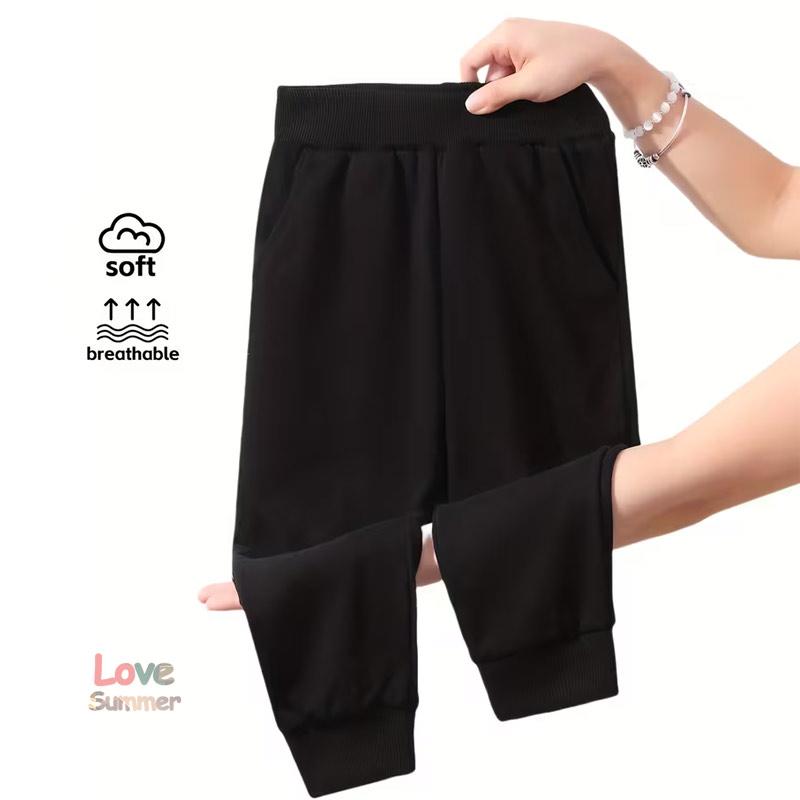 Solid Color Casual Sports Pants Children Featuring Elastic Waistband Straight Leg Design Equipped Pockets Boys Girls Aged 4-12 160cm чорний
Solid Color Casual Sports Pants Children Featuring Elastic Waistband Straight Leg Design Equipped Pockets Boys Girls Aged 4-12 160cm чорний