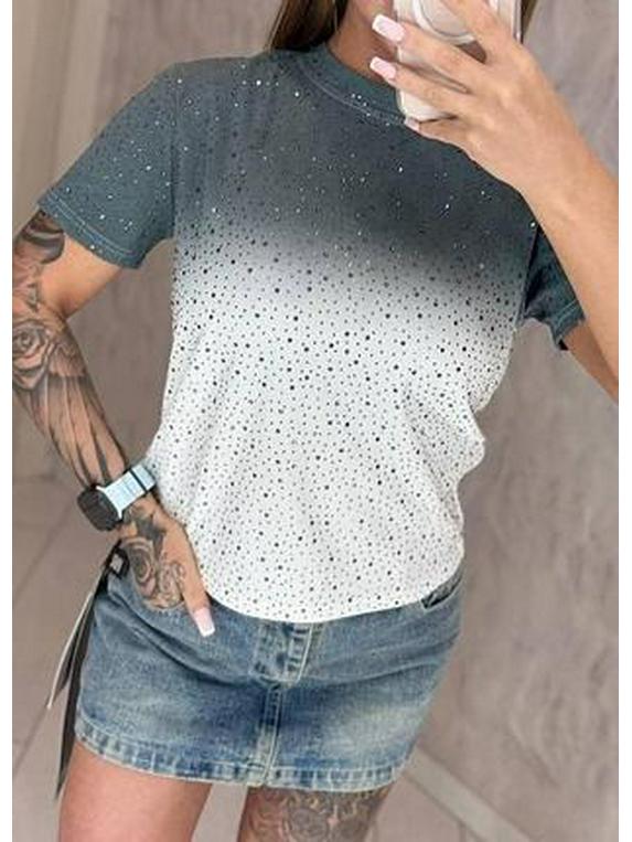 European Size Women s 3D Gradient T-shirt - Trendy Casual Summer Short Sleeve Triple Extra Large
European Size Women s 3D Gradient T-shirt - Trendy Casual Summer Short Sleeve Triple Extra Large