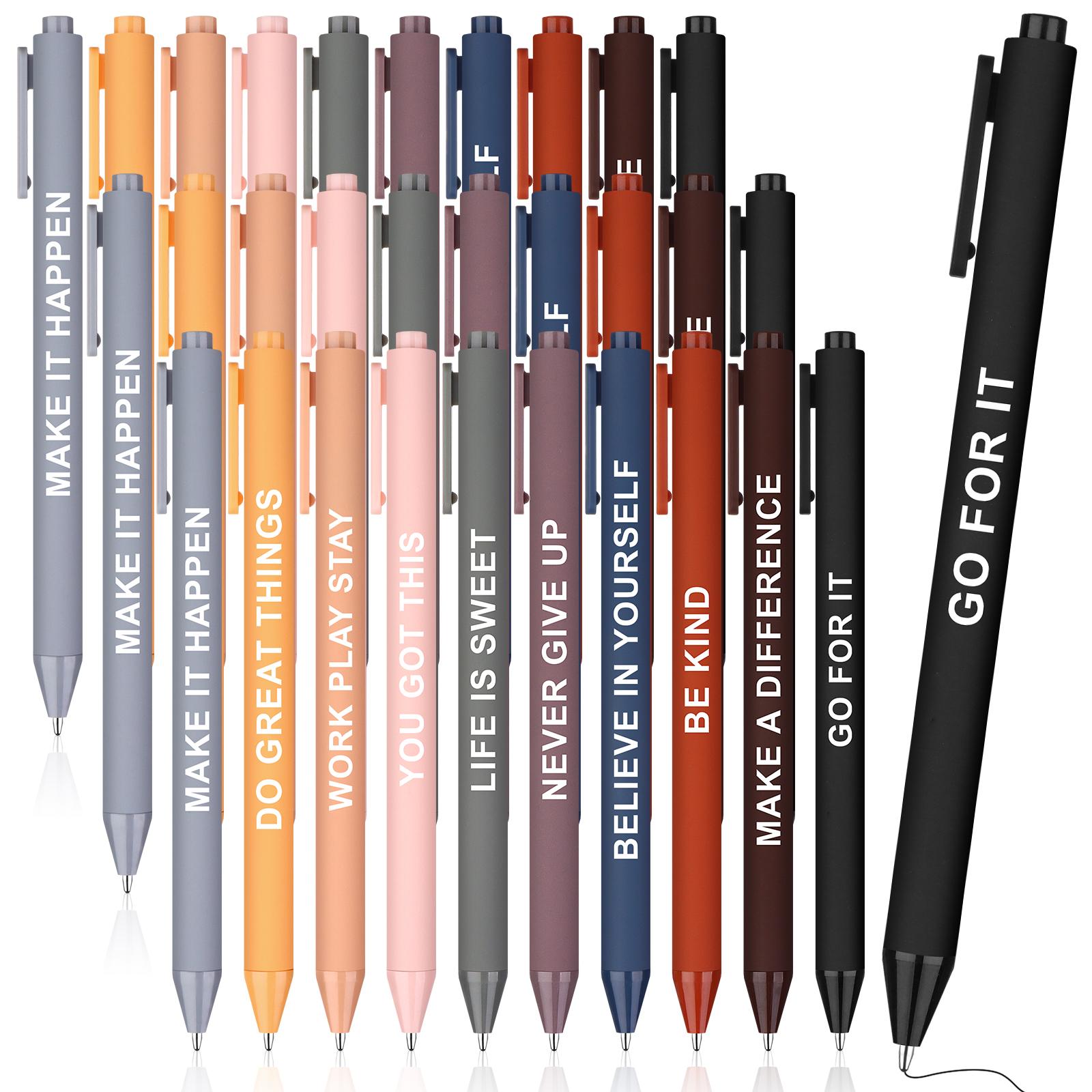 50 Pcs Inspirational Quotes Ballpoint Pen Colorful Bulk Motivational Pen Novelty Retractable Stylus Writing Pens Encouraging Bla
50 Pcs Inspirational Quotes Ballpoint Pen Colorful Bulk Motivational Pen Novelty Retractable Stylus Writing Pens Encouraging Bla