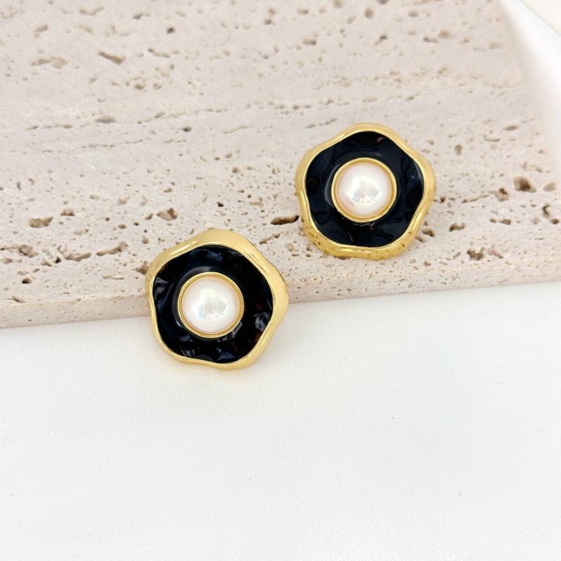 French Vintage Summer Women S Earrings Premium Earrings Black Drop Glaze Light Luxury Stud Earrings Sterling Silver чёрный
French Vintage Summer Women S Earrings Premium Earrings Black Drop Glaze Light Luxury Stud Earrings Sterling Silver чёрный