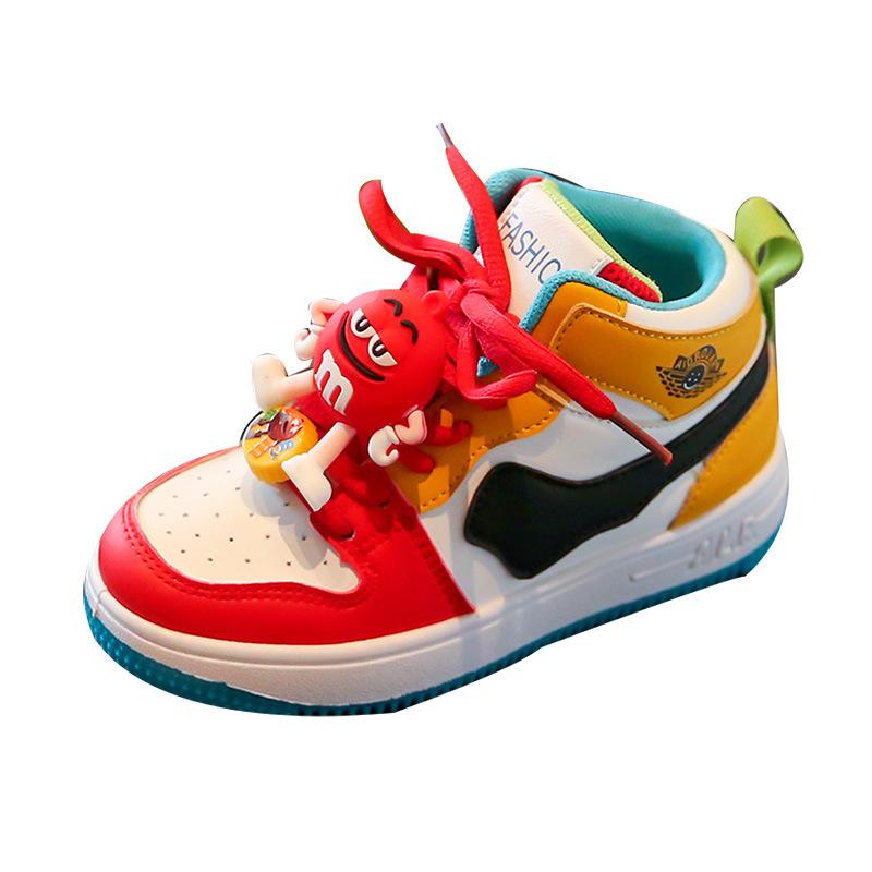 Children s high-top sneakers, trendy brand girls shoes, new autumn collection M Bean anti-slip breathable boys shoes 26-31Code one hand6Double
Children s high-top sneakers, trendy brand girls shoes, new autumn collection M Bean anti-slip breathable boys shoes 26-31Code one hand6Double