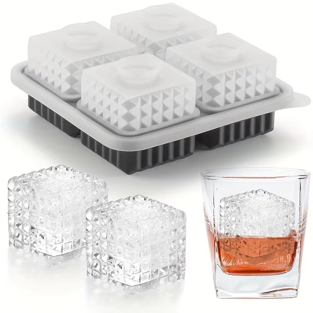 Non-stick Square Ice Cube Mold Reusable Ice Ball Mold Bar Accessory Whiskey Ice Cube Tray Cocktail сірий
Non-stick Square Ice Cube Mold Reusable Ice Ball Mold Bar Accessory Whiskey Ice Cube Tray Cocktail сірий