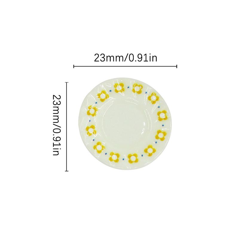 5 шт. Милая миниатюрная кукольная кухонная тарелка для цветов для кукольных аксессуаров для детской игрушки
5 шт. Милая миниатюрная кукольная кухонная тарелка для цветов для кукольных аксессуаров для детской игрушки