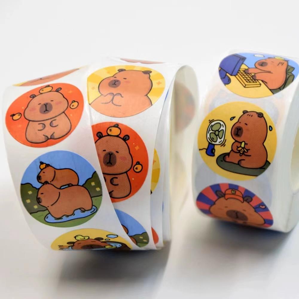 New Cartoon Capibala Sticker Cartoon Cute High Appearance Level Self-adhesive Hand Account Decorative Sealing Sticker
New Cartoon Capibala Sticker Cartoon Cute High Appearance Level Self-adhesive Hand Account Decorative Sealing Sticker