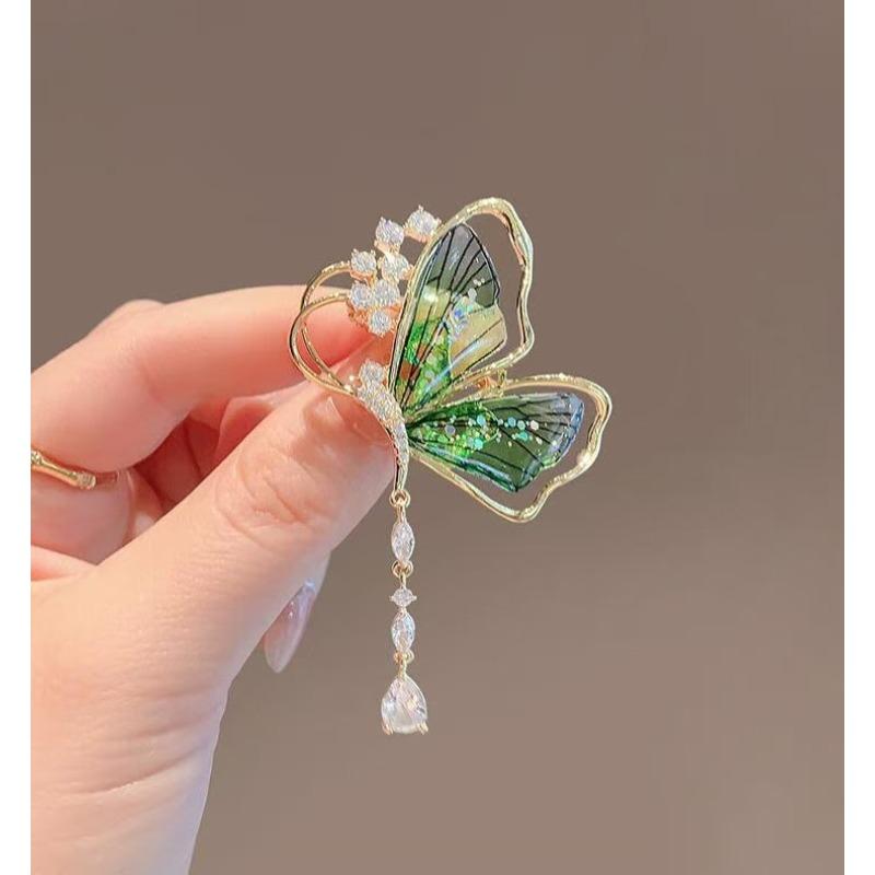 Wizard of Oz senior sense emerald brooch translucent insect fringed butterfly corsage cheongsam pressure placket personality female
Wizard of Oz senior sense emerald brooch translucent insect fringed butterfly corsage cheongsam pressure placket personality female