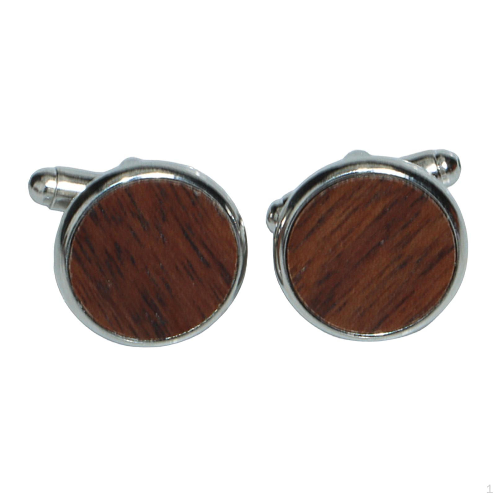 2x Men Wooden Cufflinks Round for Dad Meeting Party Business Accessories Tuxedo
2x Men Wooden Cufflinks Round for Dad Meeting Party Business Accessories Tuxedo