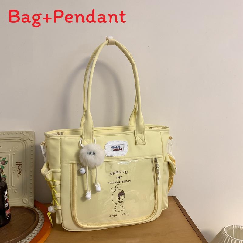 Cute Cartoon Nylon Shoulder Bag Letter Pattern For School Girls
Cute Cartoon Nylon Shoulder Bag Letter Pattern For School Girls