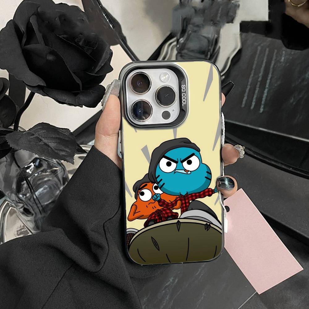 F-Gumball and Darwin Phone Case For IPhone 16 17 15 14 12 13 Pro Max Black Color Shockproof Cover iPhone14Pro
F-Gumball and Darwin Phone Case For IPhone 16 17 15 14 12 13 Pro Max Black Color Shockproof Cover iPhone14Pro