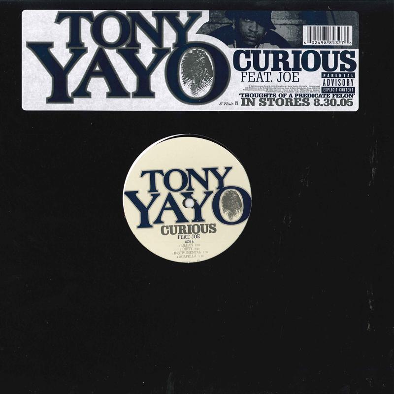 12inch Record TONY YAYO - Curious B000543711 G UNIT 2005 US Rap & Hip-Hop/R&B Used
12inch Record TONY YAYO - Curious B000543711 G UNIT 2005 US Rap & Hip-Hop/R&B Used