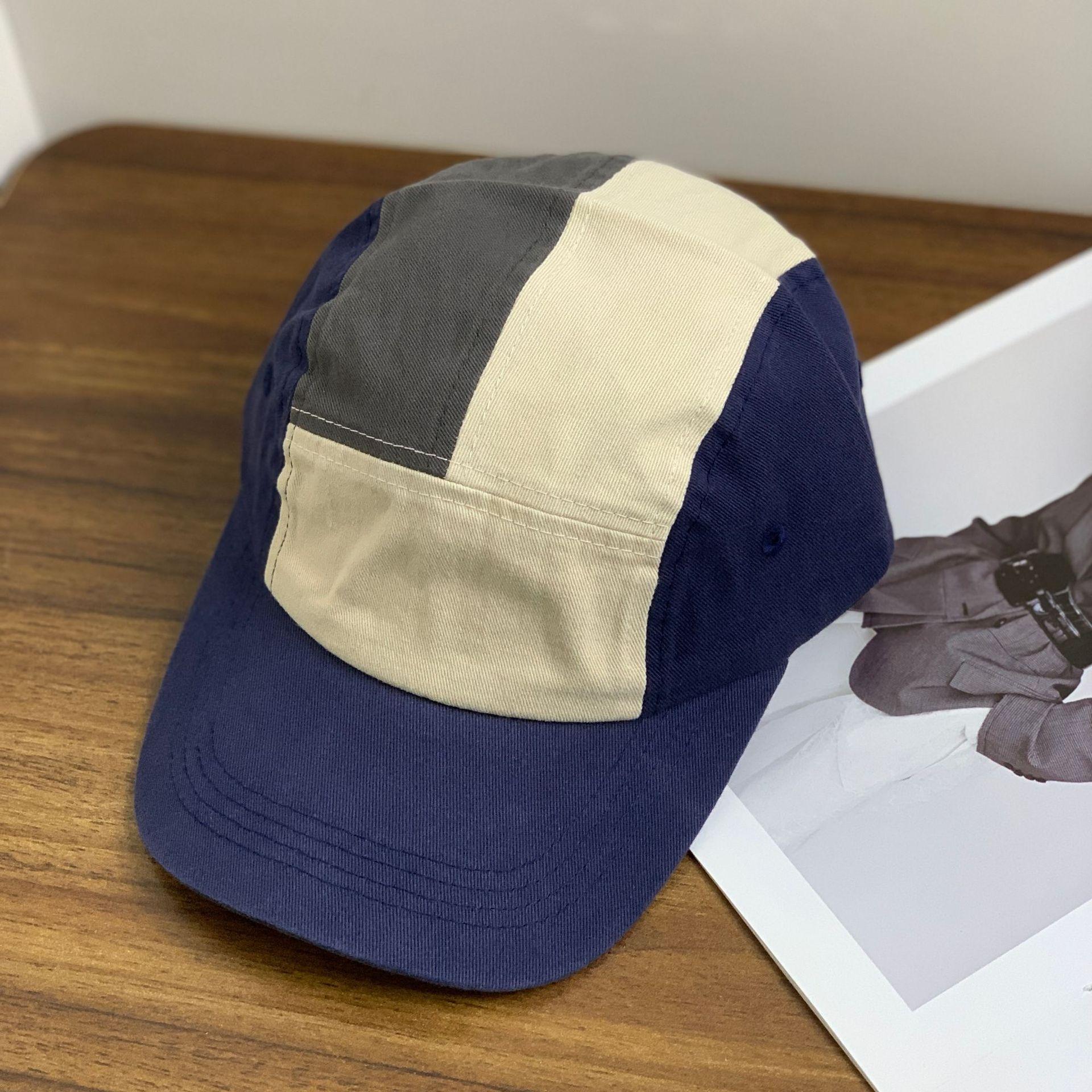 Personalized color matching five-piece design soft top workstyle baseball cap for men and women outdoor leisure sunshade and sunscreen cap M(56-58cm) Темно-синій
Personalized color matching five-piece design soft top workstyle baseball cap for men and women outdoor leisure sunshade and sunscreen cap M(56-58cm) Темно-синій