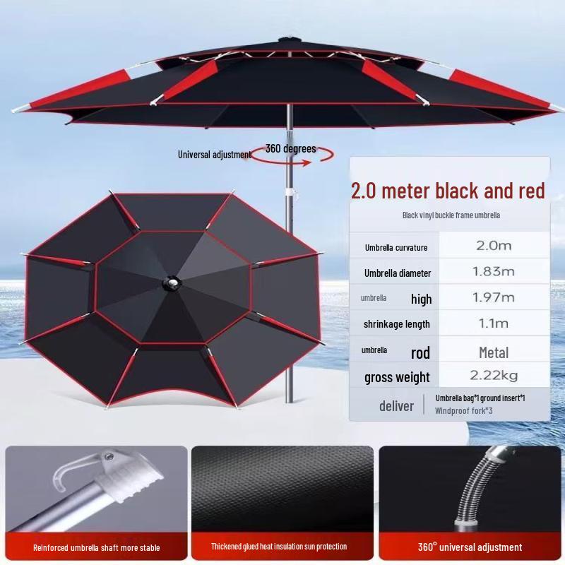 Adjustable Outdoor Sun & Rain Umbrella
Adjustable Outdoor Sun & Rain Umbrella