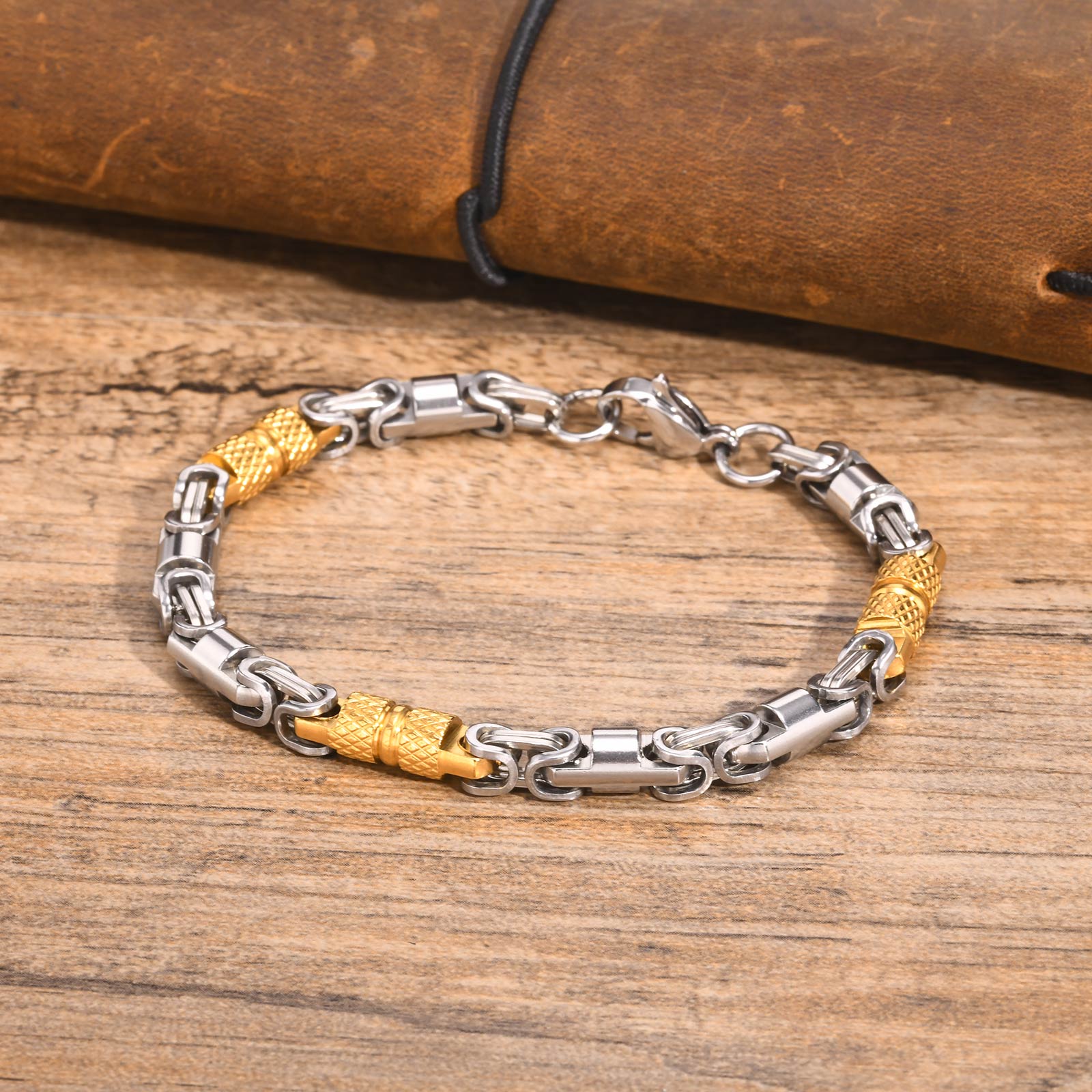 Vnox Окисленный византийский браслет-цепь для мужчин и женщин, византийские геометрические браслеты-цепи, ретро панк викингское украшение 20cm
Vnox Окисленный византийский браслет-цепь для мужчин и женщин, византийские геометрические браслеты-цепи, ретро панк викингское украшение 20cm