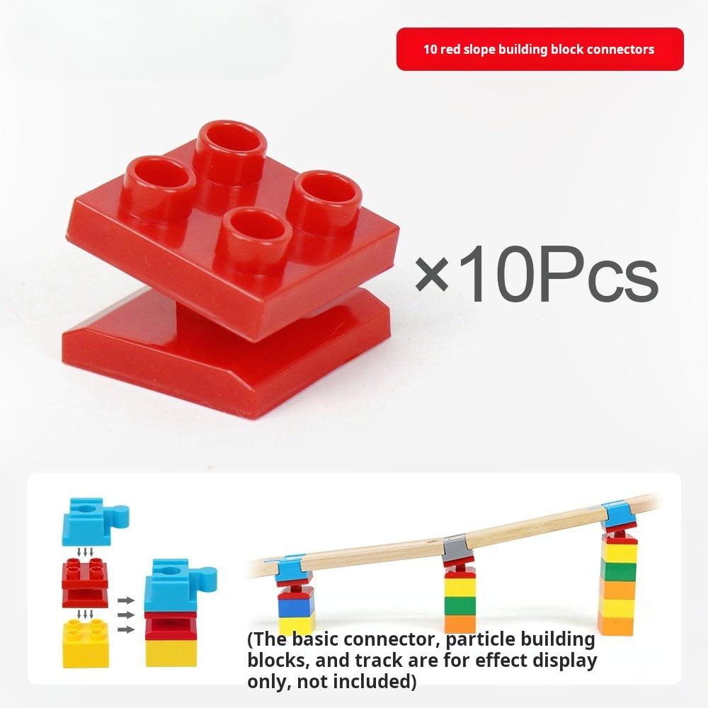 1/10Pcs Universal Wooden Tracks Connectors Accessories Big Size Blocks Rotatable Connection Adapters Fit For Brand Train Tracks Set
1/10Pcs Universal Wooden Tracks Connectors Accessories Big Size Blocks Rotatable Connection Adapters Fit For Brand Train Tracks Set