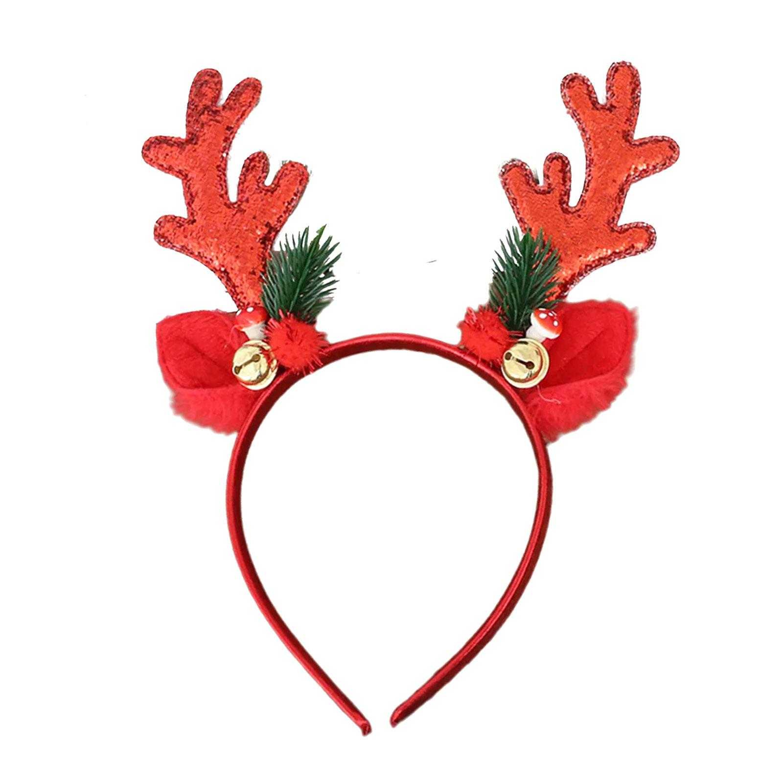 Fashionable Santa Deer Antlers Hairband With Gentle Bells Sound Cosy Fabric For Festival Celebrations And Gifts
Fashionable Santa Deer Antlers Hairband With Gentle Bells Sound Cosy Fabric For Festival Celebrations And Gifts