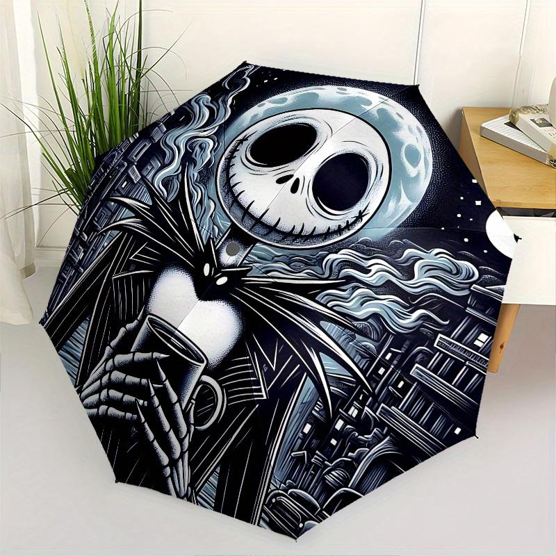 1 Auto Open Jack Skellington, Nightmare Before Christmas Themed Colorful 8 rib Portable Umbrella for Men and Women, A Compact Commuting Comp
1 Auto Open Jack Skellington, Nightmare Before Christmas Themed Colorful 8 rib Portable Umbrella for Men and Women, A Compact Commuting Comp