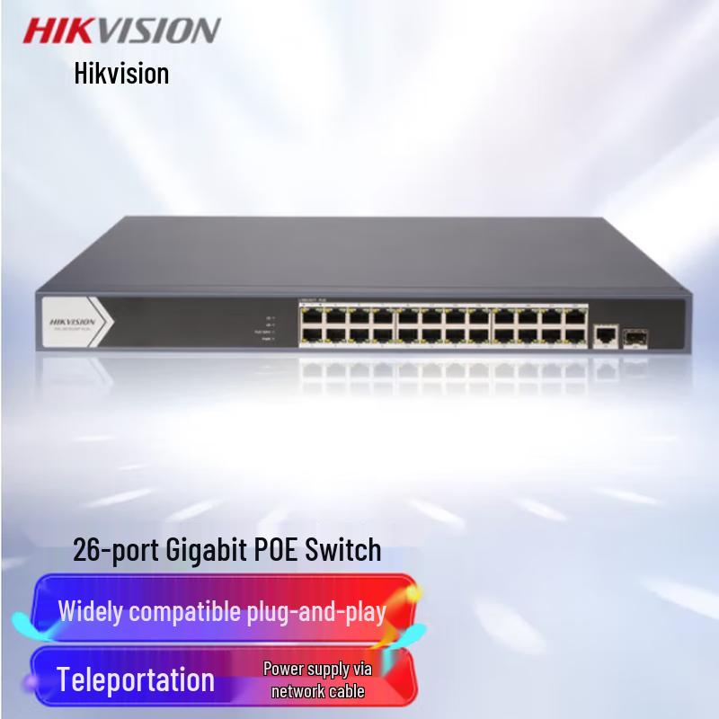 Hikvision DS-3E0526P-S/L 26-Port Gigabit PoE Switch
Hikvision DS-3E0526P-S/L 26-Port Gigabit PoE Switch
